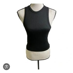 OLIVIA RAE  Black Fitted Sleeveless Tank Top